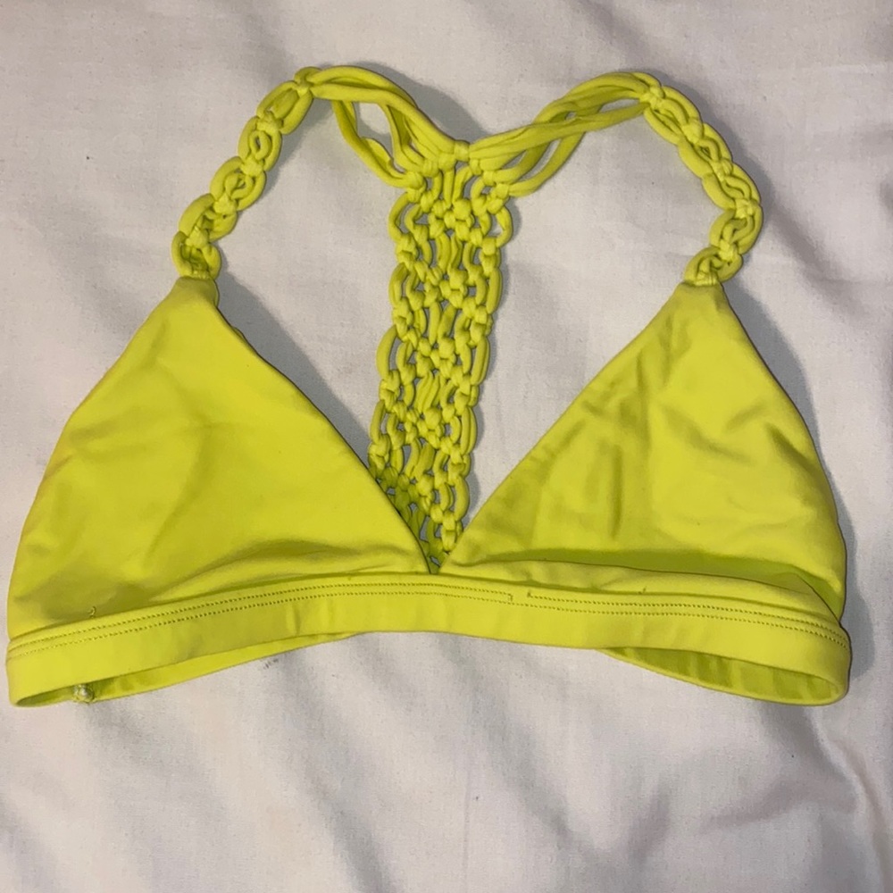 Mikoh neon bathing suit top